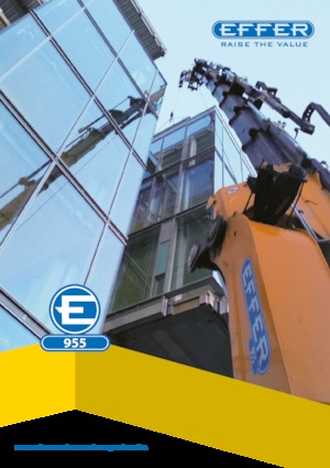 Hydraulické nakládací jeřáby Effer 955 8S