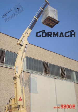 Hydraulické nakládací jeřáby Cormach 9800 E2