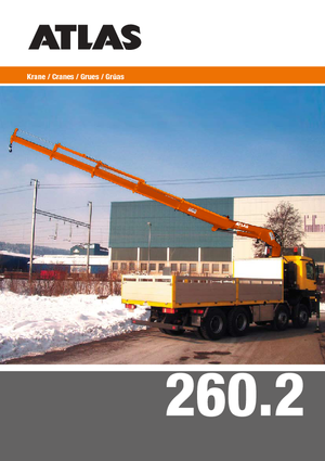 Hydraulické nakládací jeřáby Atlas AK 260.2 A8