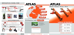 Hydraulické nakládací jeřáby Atlas AK 300.2 A21 