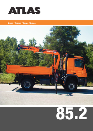 Hydraulické nakládací jeřáby Atlas AK 85.2 A3