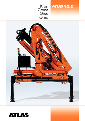 Hydraulické nakládací jeřáby Atlas AK 92.2 A2