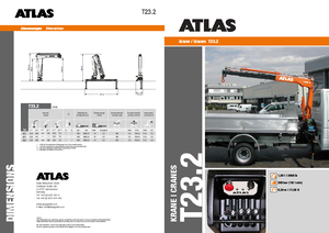 Hydraulické nakládací jeřáby Atlas AK T 23.2 A27