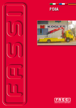 Hydraulické nakládací jeřáby Fassi F 130 A 22