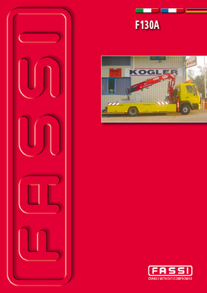 Hydraulické nakládací jeřáby Fassi F 130 A 22