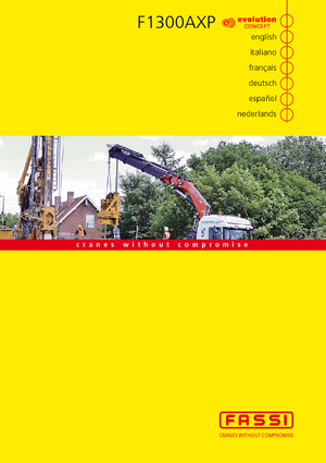 Hydraulické nakládací jeřáby Fassi F 1300 AXP 26