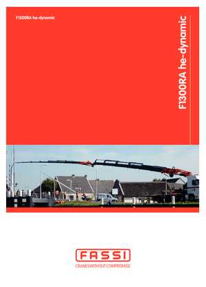 Hydraulické nakládací jeřáby Fassi F 1300 RA 2.26 he-dynamic