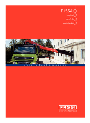 Hydraulické nakládací jeřáby Fassi F 155 A 25