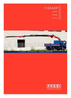 Hydraulické nakládací jeřáby Fassi F 165 ACXP 24 L 153