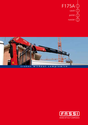 Hydraulické nakládací jeřáby Fassi F 175 A 25