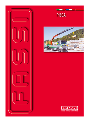 Hydraulické nakládací jeřáby Fassi F 190 AC 23