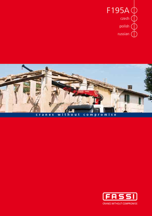 Hydraulické nakládací jeřáby Fassi F 195 AC 26