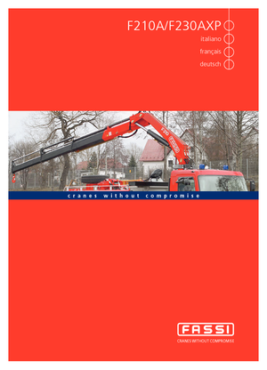 Hydraulické nakládací jeřáby Fassi F 210 A 24