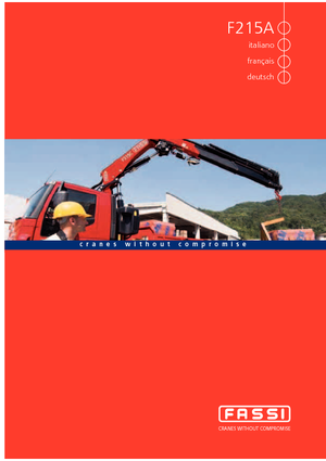 Hydraulické nakládací jeřáby Fassi F 215 A 22