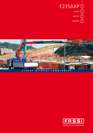 Hydraulické nakládací jeřáby Fassi F 235 AXP 26