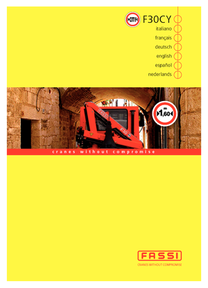 Hydraulické nakládací jeřáby Fassi F 30 CY 23