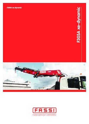 Hydraulické nakládací jeřáby Fassi F 305 A 2.28 xe-dynamic