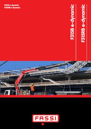 Hydraulické nakládací jeřáby Fassi F 315 RB 2.22 e-dynamic