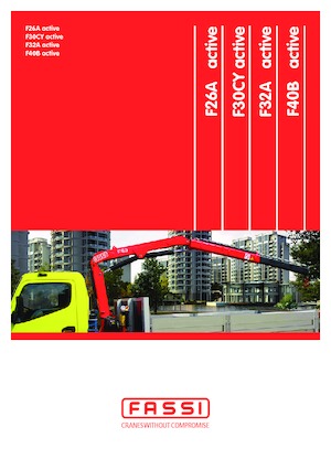 Hydraulické nakládací jeřáby Fassi F 40 B 0.23 active