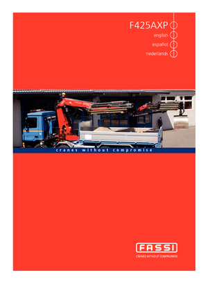 Hydraulické nakládací jeřáby Fassi F 425 ACXP 26