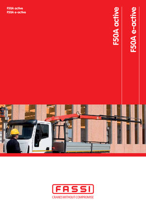 Hydraulické nakládací jeřáby Fassi F 50 A 0.22 active