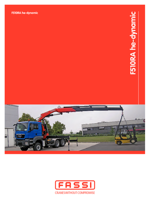 Hydraulické nakládací jeřáby Fassi F 510 RA 2.25 he-dynamic