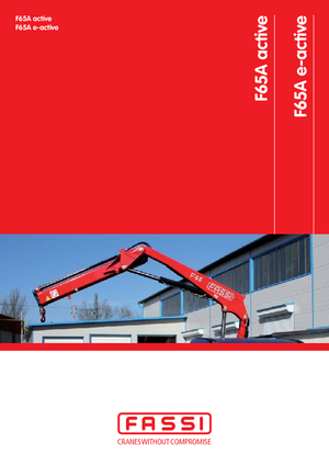 Hydraulické nakládací jeřáby Fassi F 65 A 0.24 active