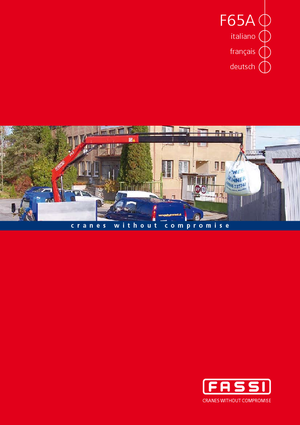Hydraulické nakládací jeřáby Fassi F 65 A 21