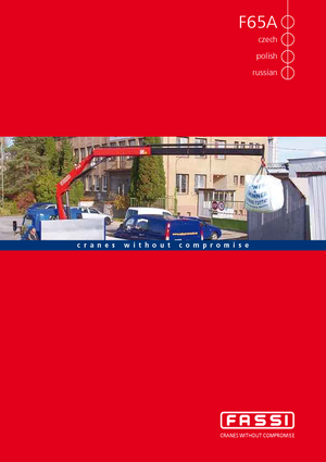 Hydraulické nakládací jeřáby Fassi F 65 A 21