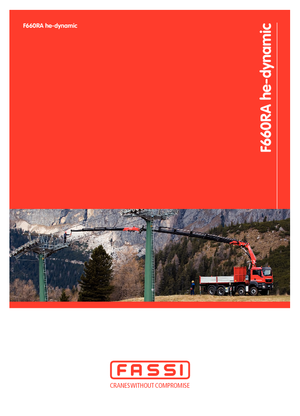Hydraulické nakládací jeřáby Fassi F 660 RA 2.25 he-dynamic