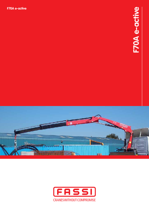 Hydraulické nakládací jeřáby Fassi F 70 AC 0.23 e-active
