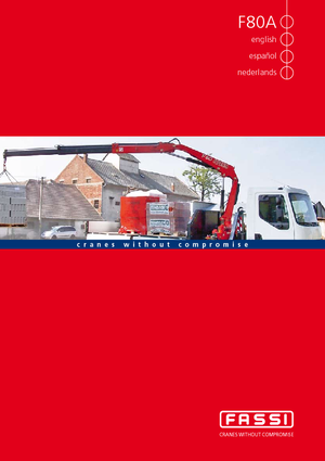 Hydraulické nakládací jeřáby Fassi F 80 A 24