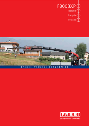 Hydraulické nakládací jeřáby Fassi F 800 BXP 23