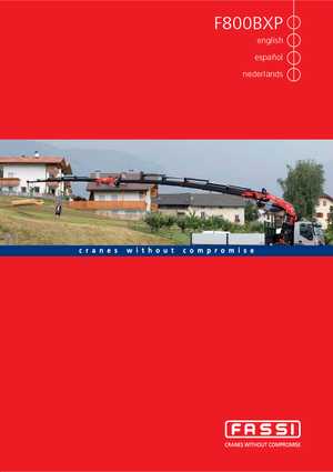 Hydraulické nakládací jeřáby Fassi F 800 BXP 26