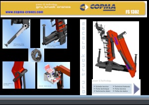 Hydraulické nakládací jeřáby COPMA 2000 FS 130Z