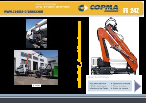 Hydraulické nakládací jeřáby COPMA 2000 FS 24Z