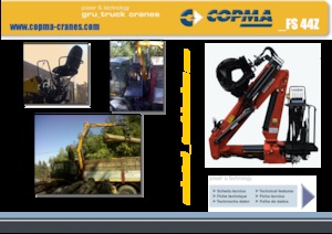 Hydraulické nakládací jeřáby COPMA 2000 FS 44.Z2