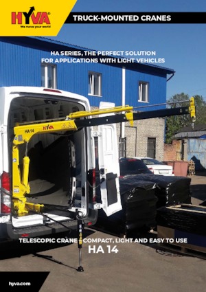 Hydraulické nakládací jeřáby Hyva Crane HA 14 E2
