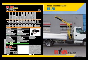 Hydraulické nakládací jeřáby Hyva Crane HA 28