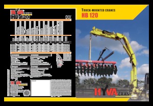 Hydraulické nakládací jeřáby Hyva Crane HB 120 E1