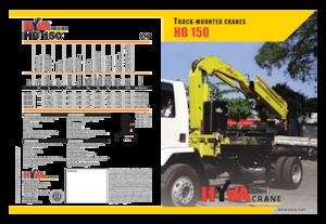 Hydraulické nakládací jeřáby Hyva Crane HB 150 J2