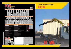 Hydraulické nakládací jeřáby Hyva Crane HB 170 E4 J2