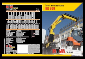Hydraulické nakládací jeřáby Hyva Crane HB 200