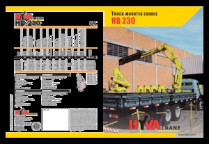 Hydraulické nakládací jeřáby Hyva Crane HB 230