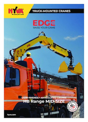 Hydraulické nakládací jeřáby Hyva Crane HB 240 E3