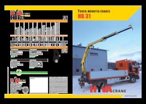 Hydraulické nakládací jeřáby Hyva Crane HB 31 E1