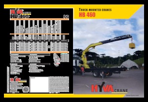 Hydraulické nakládací jeřáby Hyva Crane HB 460 E2
