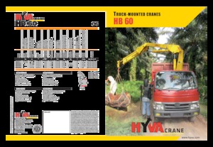 Hydraulické nakládací jeřáby Hyva Crane HB 60 E1