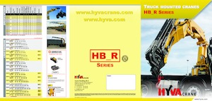 Hydraulické nakládací jeřáby Hyva Crane HB 450R E2