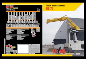 Hydraulické nakládací jeřáby Hyva Crane HB 70 E1